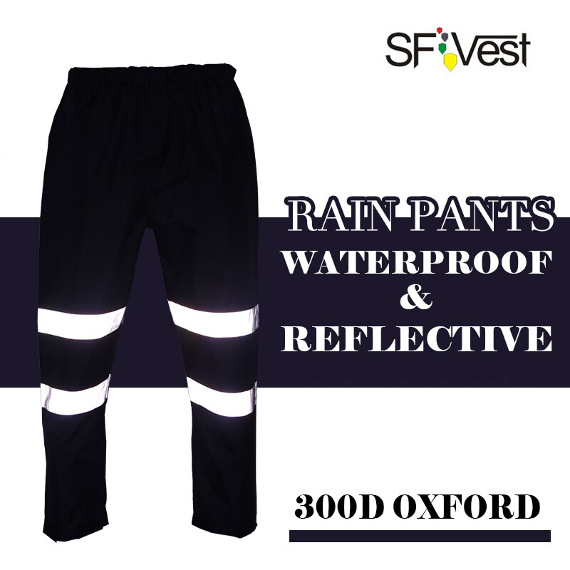 Hi vis hi viz Pants baggy Casual night running biker reflective pants parkour jogger outdoor casual harem cargo trousers