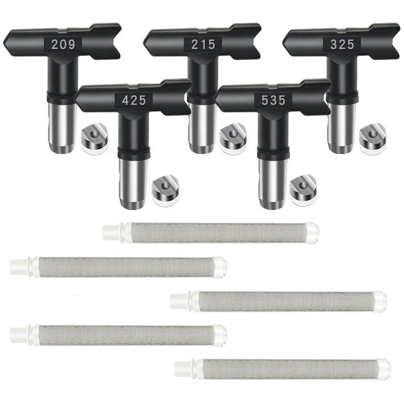 Sproeikop Sproeikop Omkeerbare Spuittips Airless Verfspuit Mondstuk Tips Airless Verfspuitmachine Onderdelen Voor Gebouwen: Black