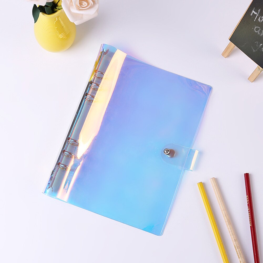 6 löcher PVC Bindemittel Ordner A5 A6 A7 Datei Abdeckung Für Tagebuch Hinweis Buch Tagebuch Notizblock Planer Agenda Schule Büro liefert