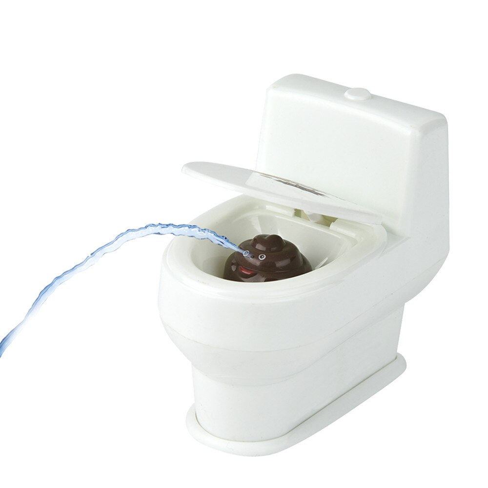 #5001 mini sjove prank sprøjte spray vand toilet closetool joke gag legetøj desktop