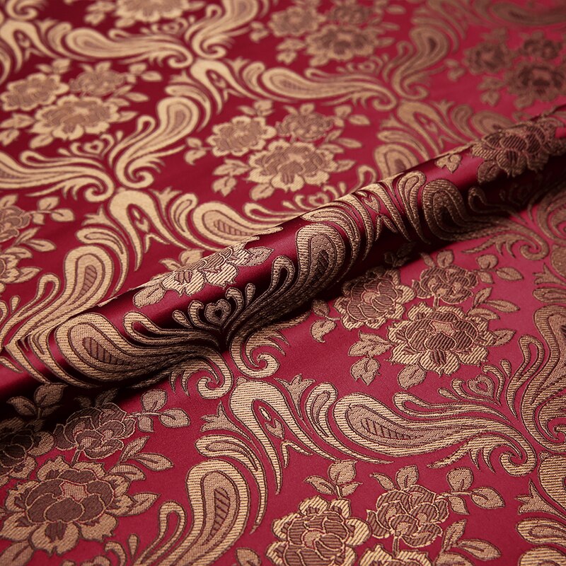 Sidentyg brokad jacquard klädsel för att sy cheongsam och kimono klänning av gör-det-själv-material: 2