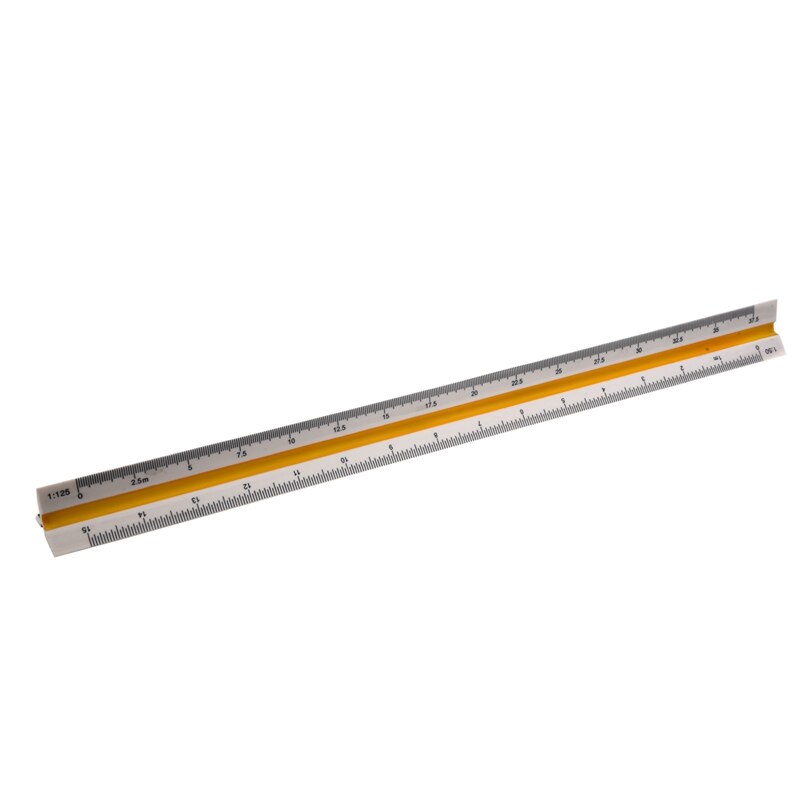 1:20 1:25 1:50 1:75 1:100 1:125 Plastic Triangular Scale Ruler