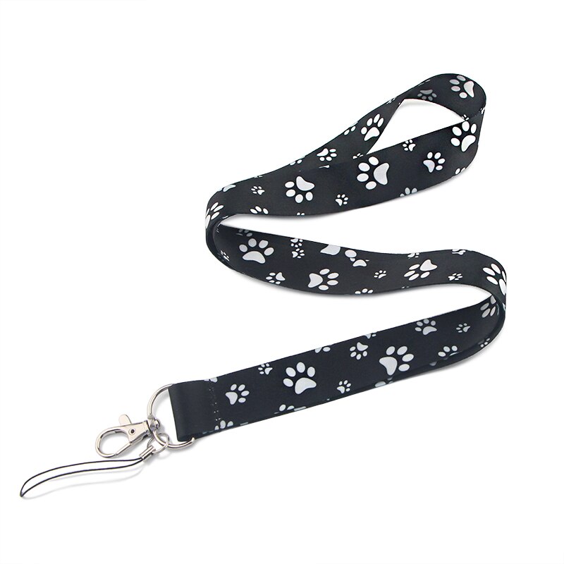 CA205 Cute Black Cat Lanyard Neck Strap for key ID Card Cellphone Straps Badge Holder DIY Hanging Rope Neckband Accessories: 4