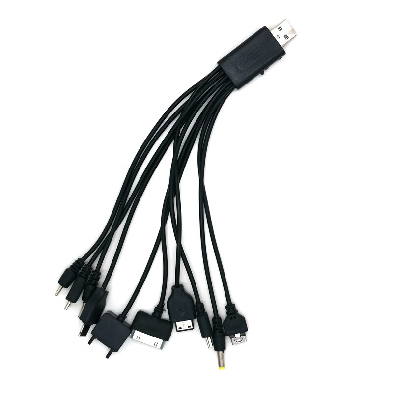 10 In1 USB Cable Multi Pin Socket Universal Multi Pin Transfer Charger Pin Connector Multiconector USB Data Cord Cables For PC