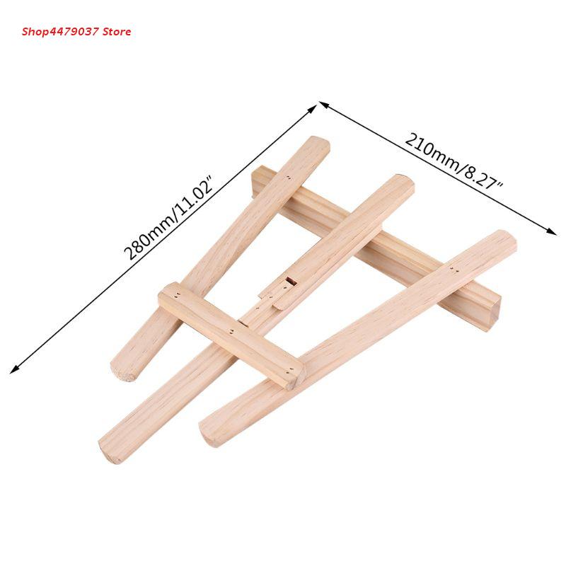 Wood Table Easel Tablets Stand Easel Painting Craft Wood Stand For Decoration