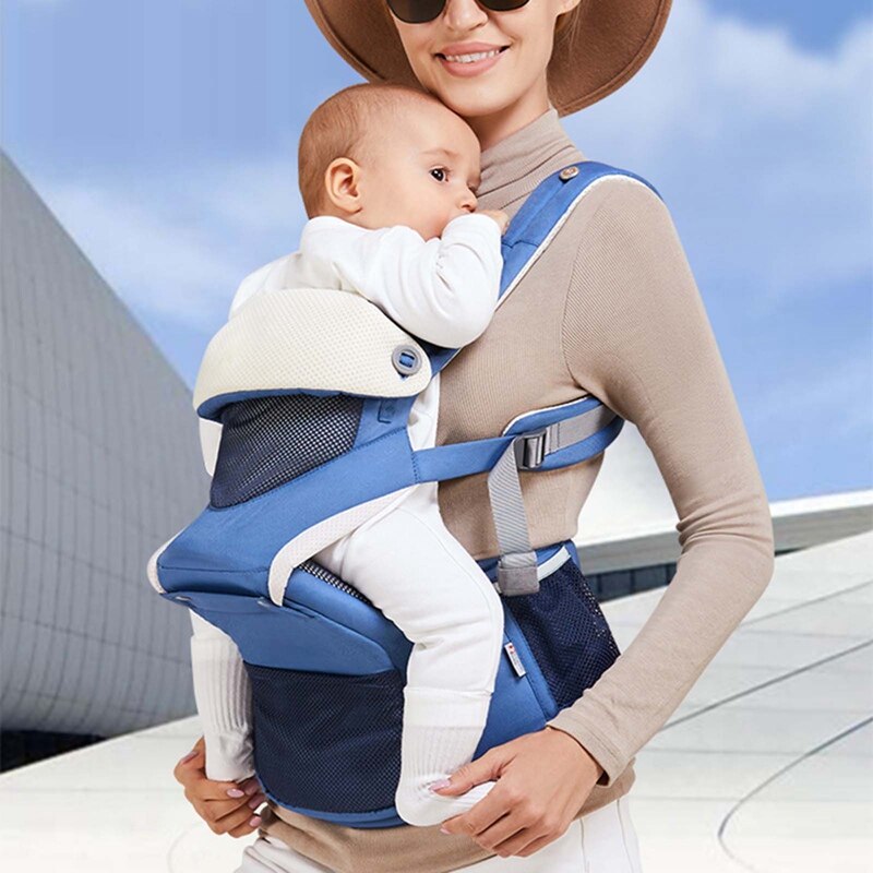 Dubbele-Schouder Draagzak Baby Kid Baby Multifunctionele Voor Holding Taille Kruk Baby Wrap Carrier Voor Baby Reizen