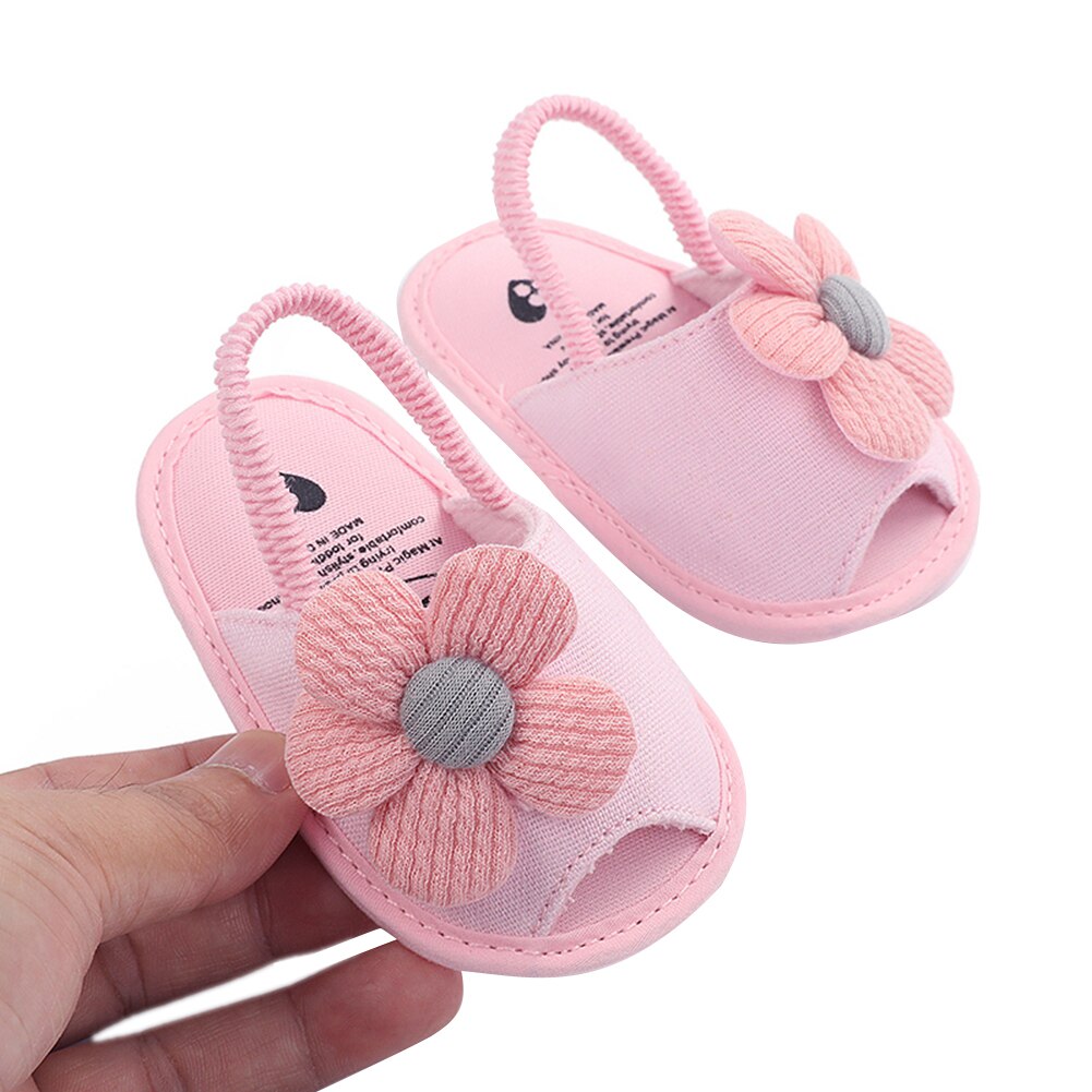 Baby Mädchen Blume Sandalen Weiche Sohle Anti-Rutsch Sommer Schuhe Kleinkind Erste Wanderer Prinzessin Wohnungen