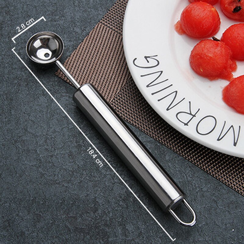 Frugt værktøjssæt, frugt udskæring kniv, keeptop 4 stk mad grade rustfrit stål køkken hjælper sæt æble corer, vandmelon baller