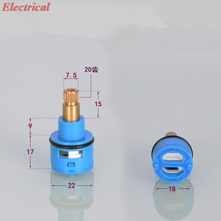 1Pc Spruitstuk Water Segregator Kraan Cartridges Badkamer Douche Accessoires Douche Mengkraan 3 Speed Regulator Keramische Schakelaar: NO.2