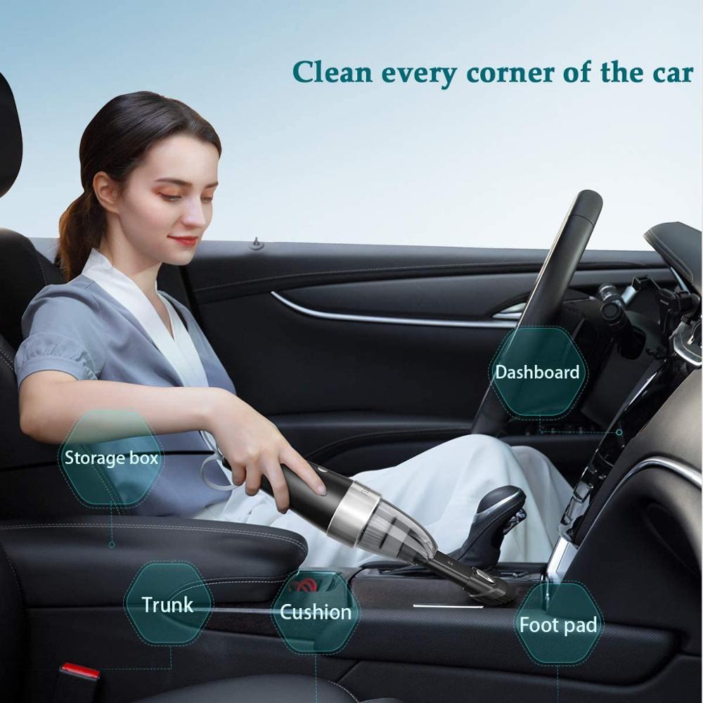Mini Wireless Car Vacuum Cleaner Portable Mini Small Handheld Auto Interior Vaccum Cleaner Cordless Dust Car Aspirador Hoover