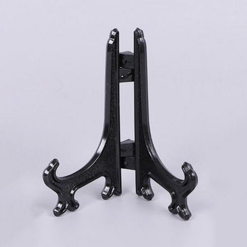 Triangle Structure Dish Display Rack High Strength Photo Frame Plate Rack Decoration Plastic Display Stand Dish Rack: Larger About 22cm