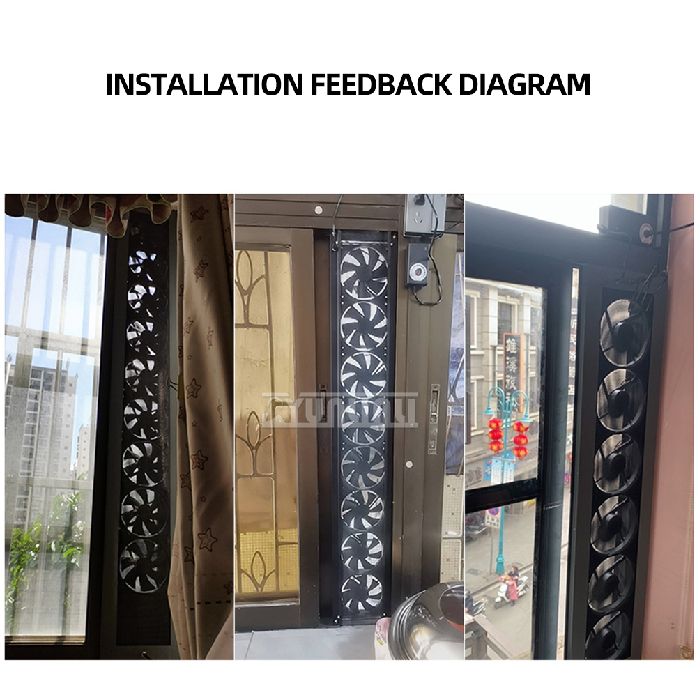 Window Exhaust Fan Silent Exhaust Machine Fresh Air Fan Efficient Kitchen Ventilation System Abluftventilator Für Küche