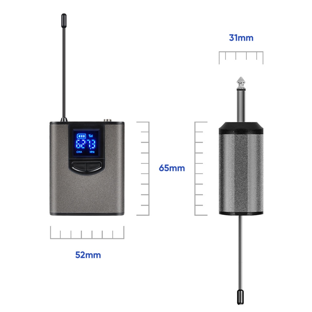 Kabelloses mikrofon für reden, ansteck-headset, uhf, hohe kompatibilität, freisprechfunktion, mini, tragbar
