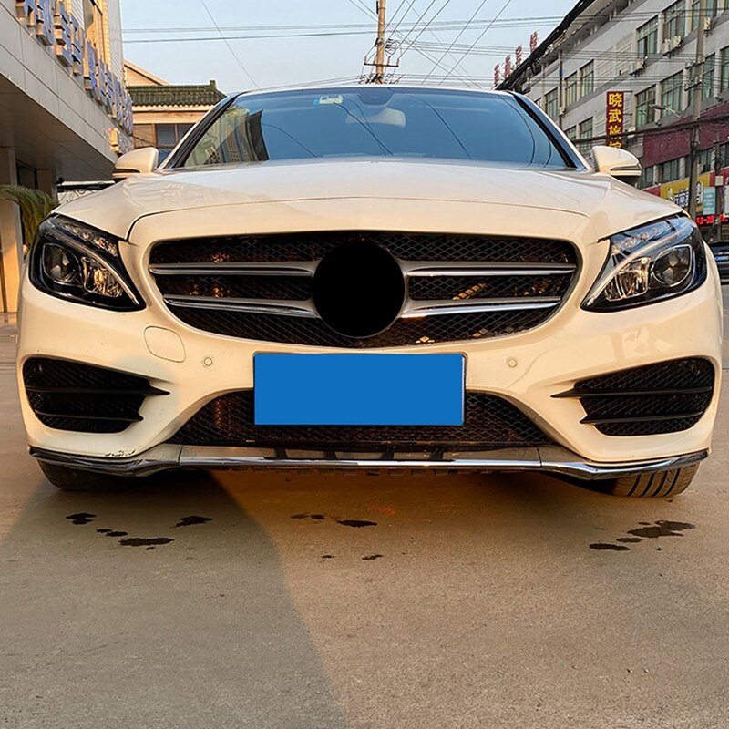 Voorbumper Grill Grid Fog Light Cover Voor Mercedes-Benz C-Cl W205 C180 C200 C260 Amg Modificatie