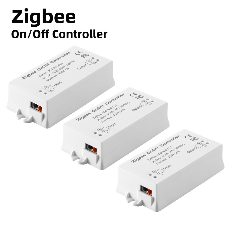 Zigbee On/Off Controller Smart Switch APP Remote Control Intelligent Home Module Light Dimmer Controller for Zigbee Bridge Hub