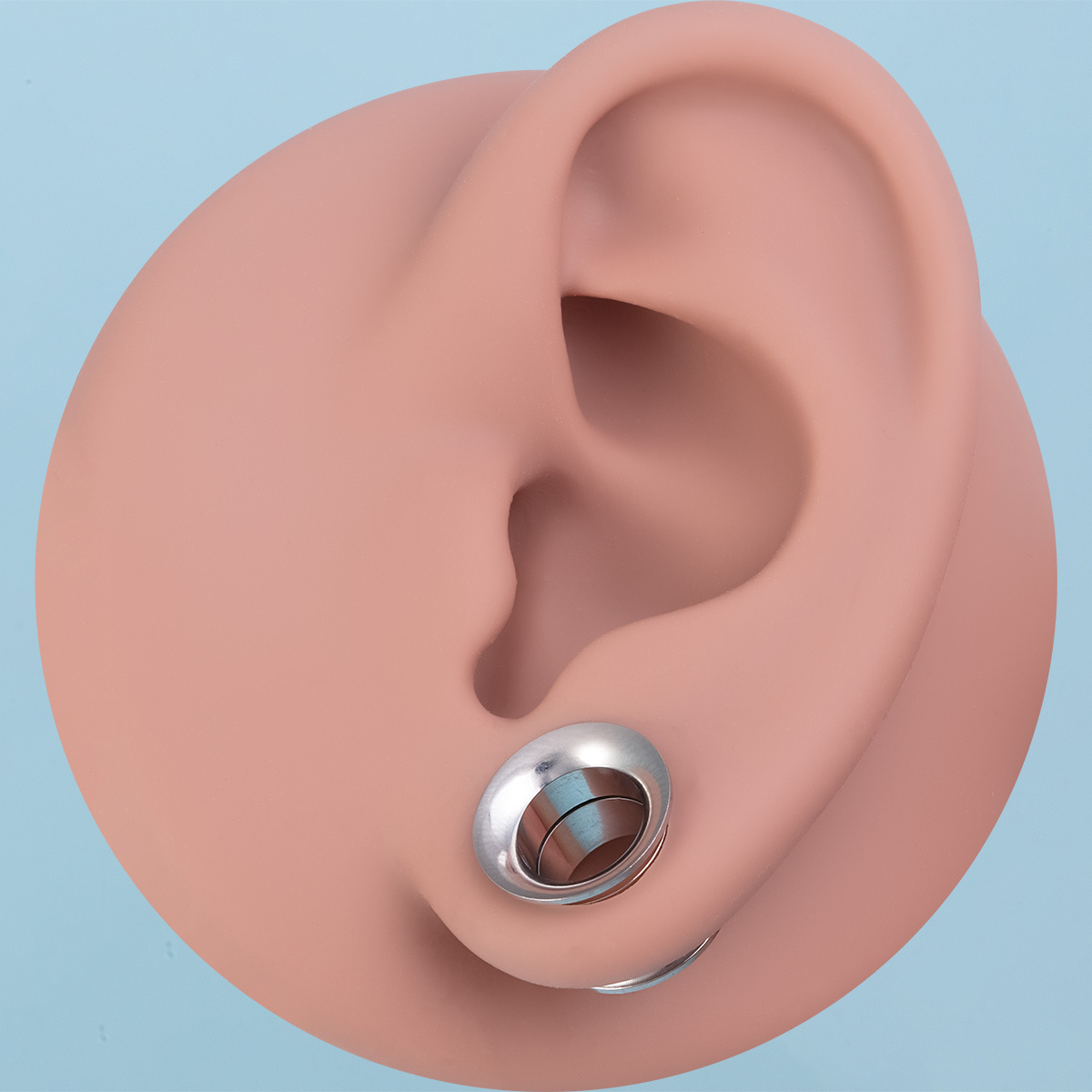 Jauges d'oreille à vis en acier chirurgical, 2 pièces, extenseur de Tunnel, Piercing corporel, bouchons Double évasés, boucles d'oreilles extensibles pour unisexe 3-25mm