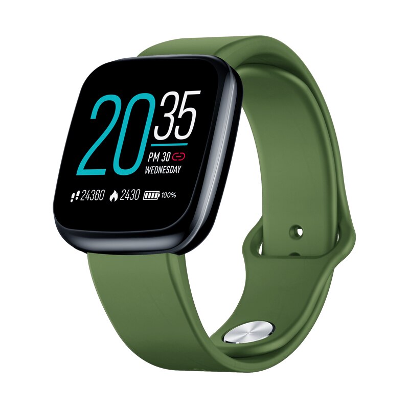 Zeblaze Crystal 3 Smartwatch - IPS Color Display, Heart Rate & Blood Pressure Monitor, Long Battery Life: Green
