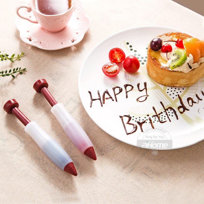 1 pcs Cake Dessert Decoratie Pen Versieren Pen Chocolade Schrijven Pen Gebak Cake Versieren Gereedschap Dessert Tool