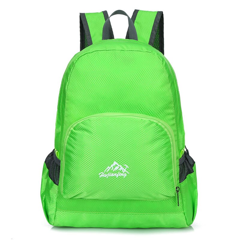 20L Outdoor Foldable Backpack Ultralight Waterproof Folding Lightweight Packable Bag Handy Travel Daypack Nano Bag: Green Color