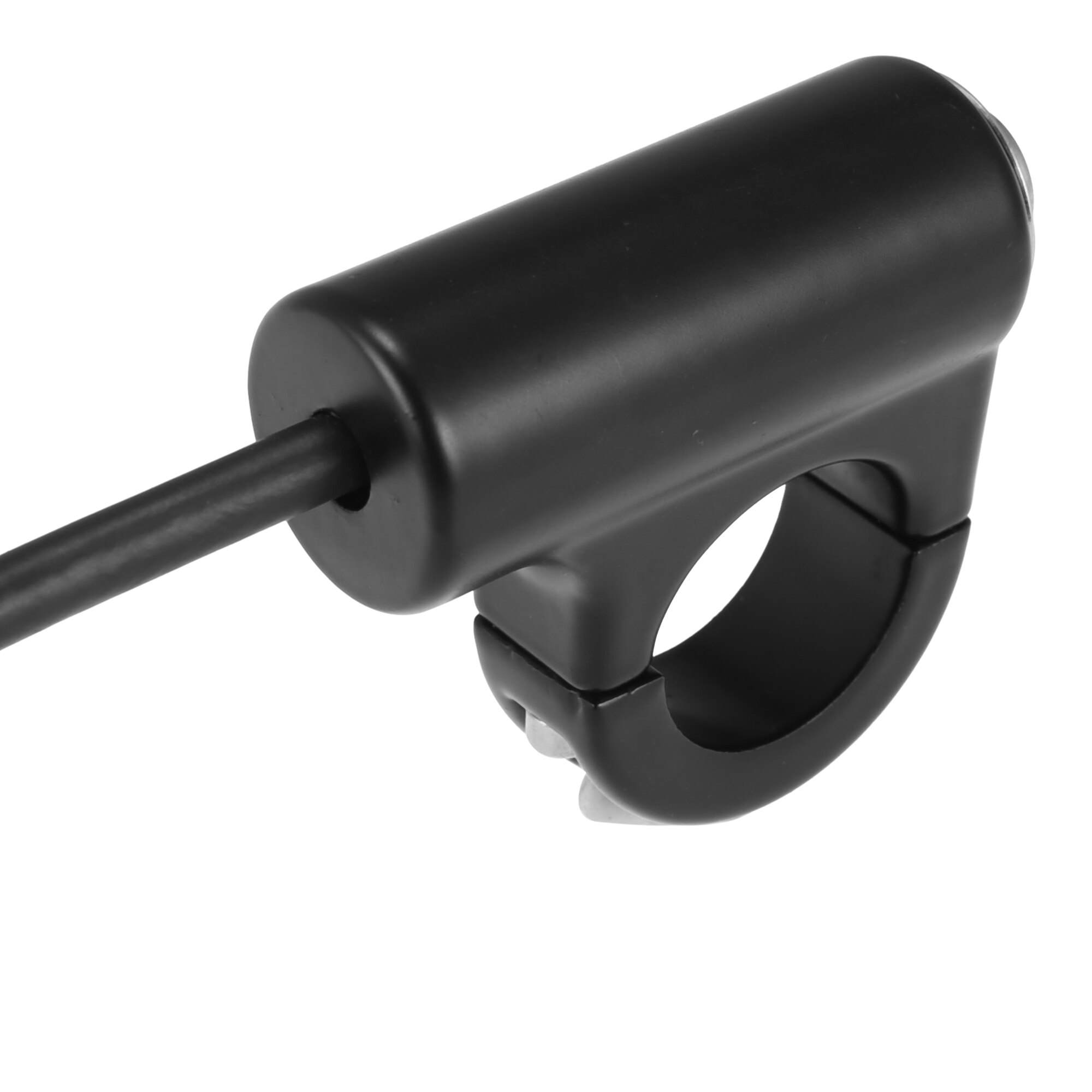 7/8 22mm Motorcycle Handlebar Switch Control Horn Start Switch Button With Lock Blue Indicator Light