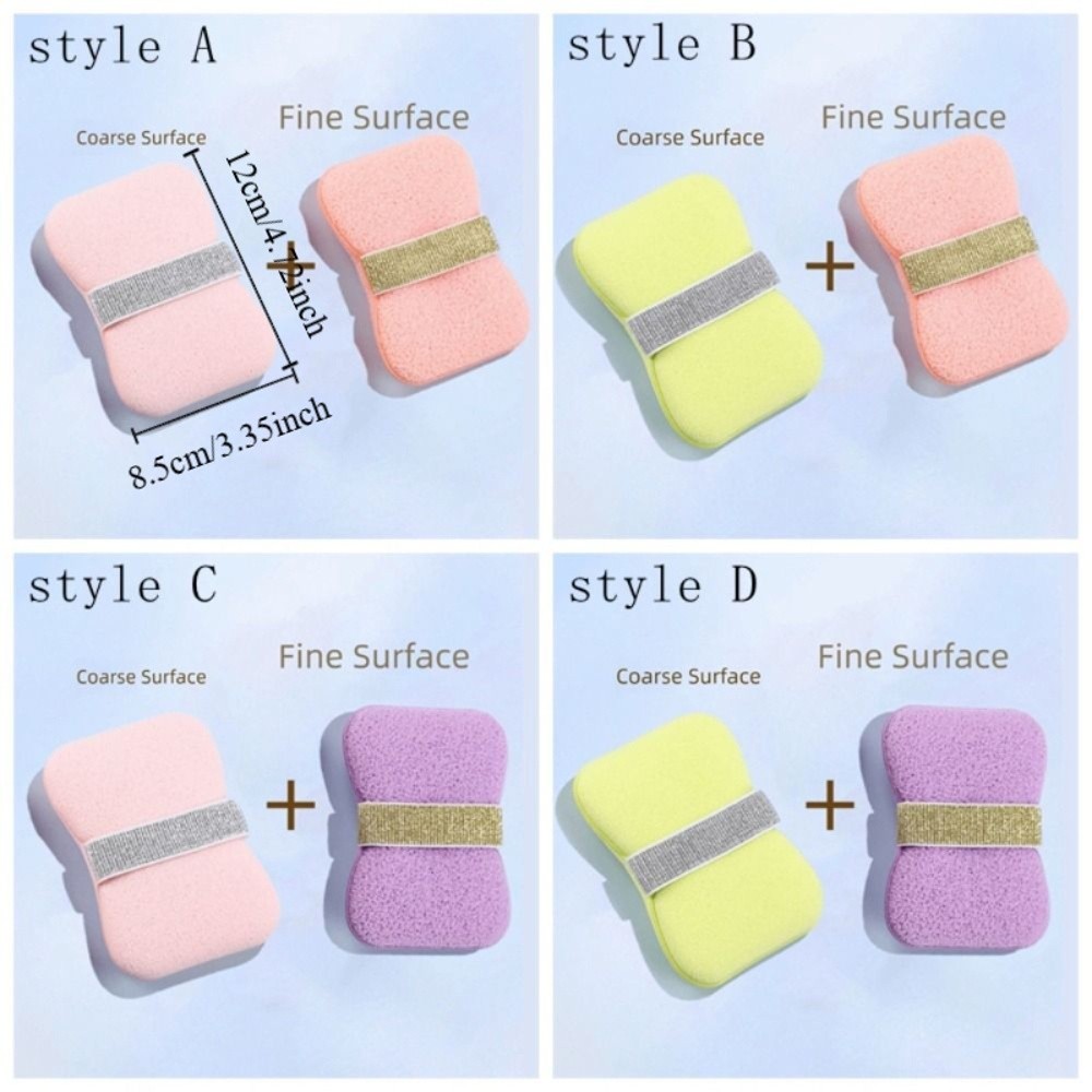 2PCS Thickened Exfoliating Soap Bag Sponge Material Comfortable Bath Foaming Sponge Soft Portable Soap Foaming Net Shower Use