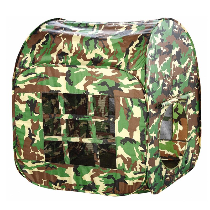 86*86*108cm Children's tent game house camouflage army green indoor outdoor tent baby play storage house for baby