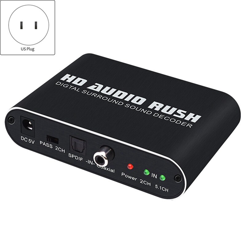Jabs dts decoder 5.1ch ac3 audio stereo für dolby-decodierung des spdif-eingangs  of 5.1ch digital audio converter