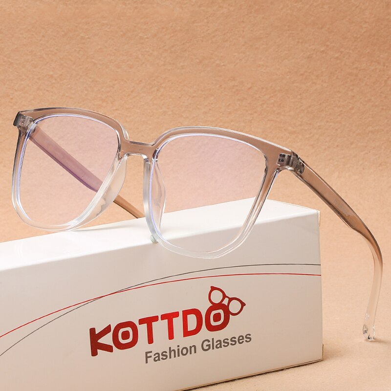 Gafas cuadradas modernas transparentes para hombre y mujer, lentes ópticas con marco de luz azul, transparentes, para ordenador, novedad de