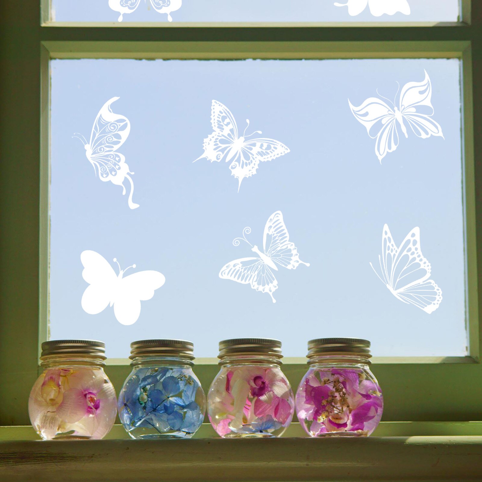 12 Pcs Anti-collision Window Clings Practical Stickers Alert Bird Window Decal