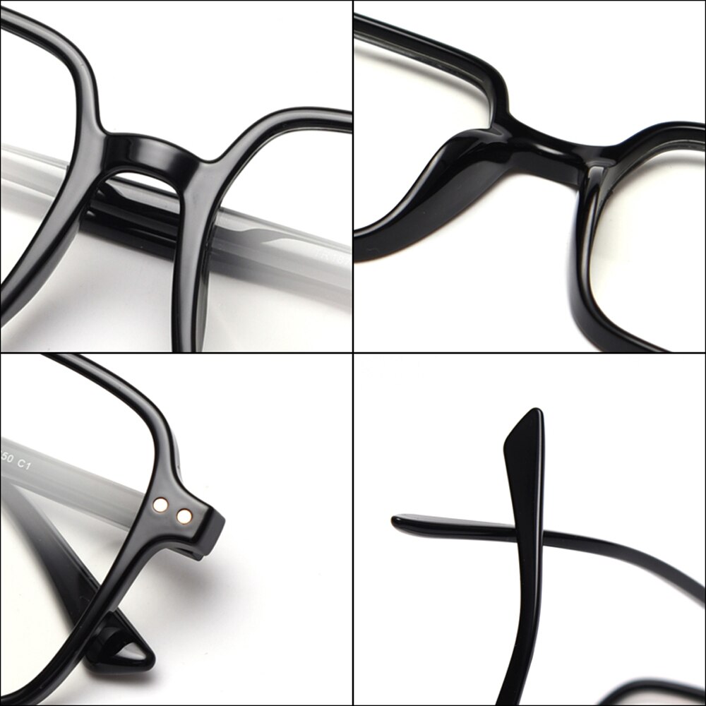 Peekaboo, gafas de protección para los ojos, montura cuadrada para ordenador para hombre TR90, gafas bloqueadoras de luz azul, gafas ópticas para mujer ultralivianas