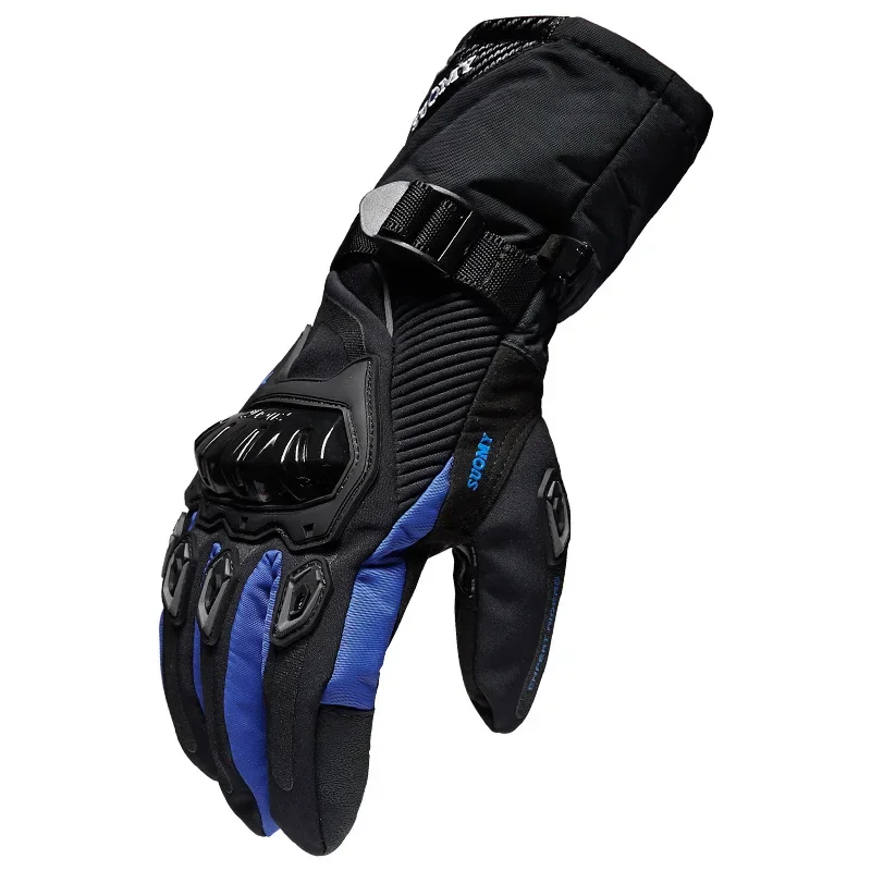 Gants de moto d'hiver imperméables et chauds adaptés à toutes les saisons, pour motos, gants pour hommes et tout-terrain