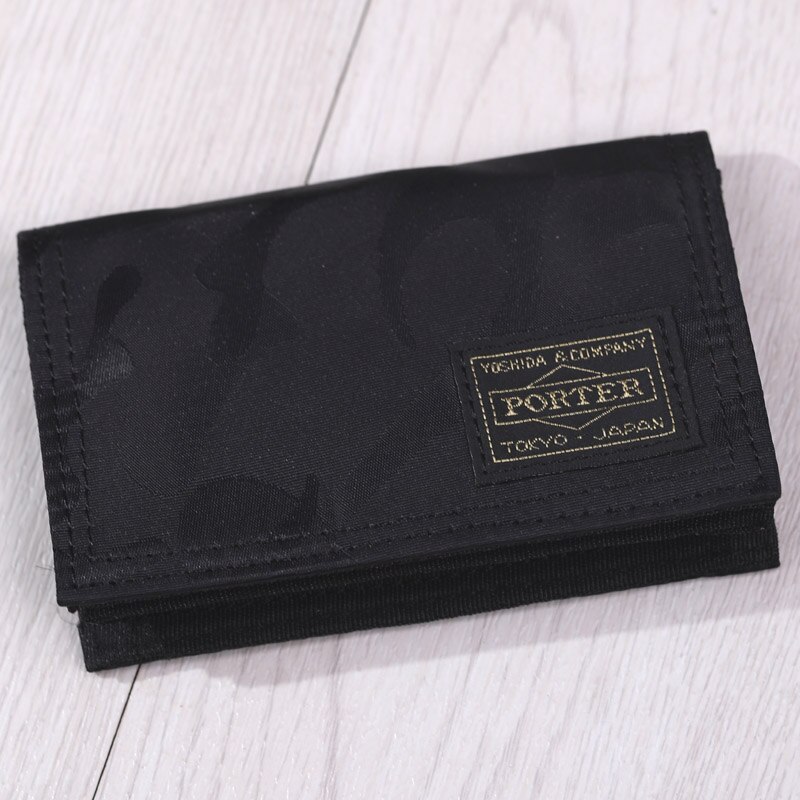 Japanese and Korean Brand Men Wallet Nylon Cloth Short Wallet Female Handbag Casual Student Wallets Youth Purse Carteira: black Camouflage