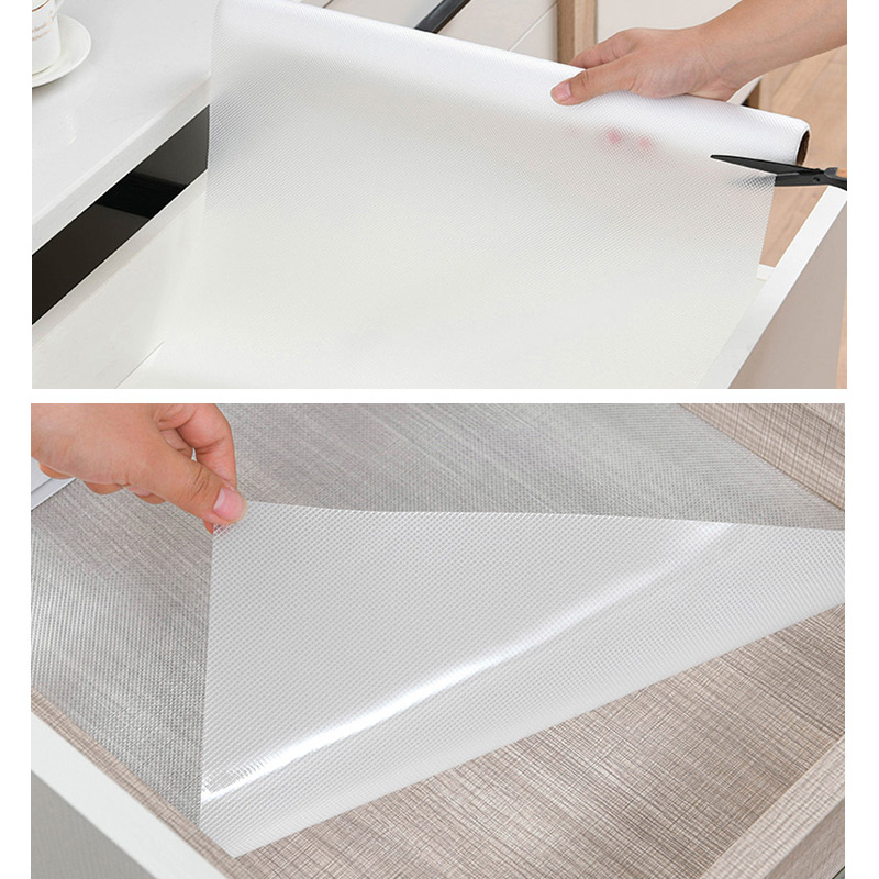 150*45cm Reusable Transparent Drawer Mat Waterproof Oil Shelf Cover Kitchen Cabinet Mat Non Slip Washable Shelf Drawer Liner