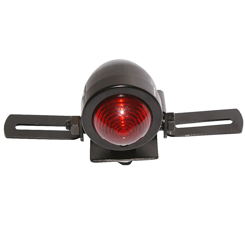 Bullet Motorfiets Achterlicht Stop Tail Lamp Voor Harley Bobber Cafe Racer Custom Rem Motos Lamp + Plaat Voor Suzuki kawasaki
