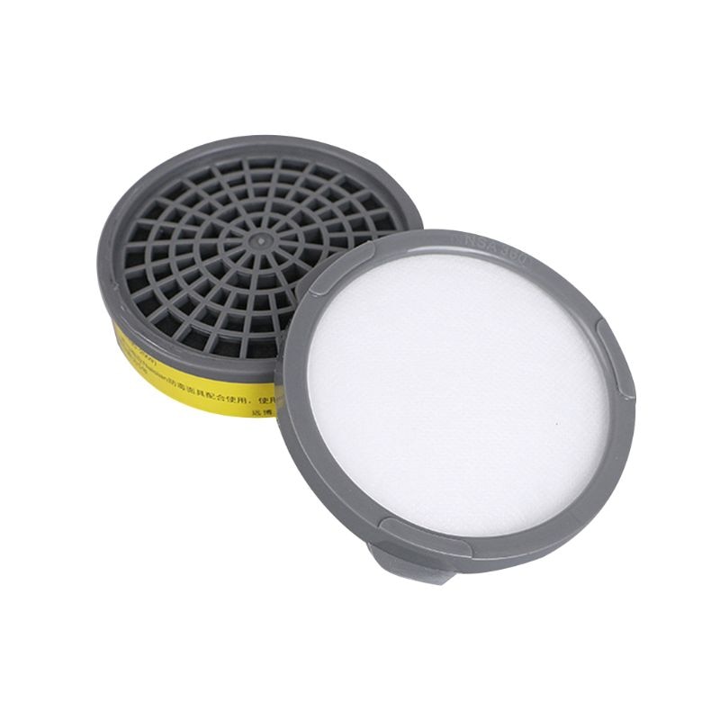 Filtro respirador de algodón para mascarilla, piezas de aislamiento de Gas