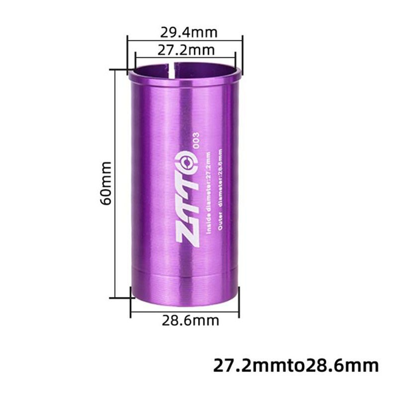 Bicycle Seatpost Adapter Alloy Sleeve Convert Seat Post Tube Conversion Adapter 25.4 27.2 28.6 30.4 30.8 31.6 33.9 34.9: C