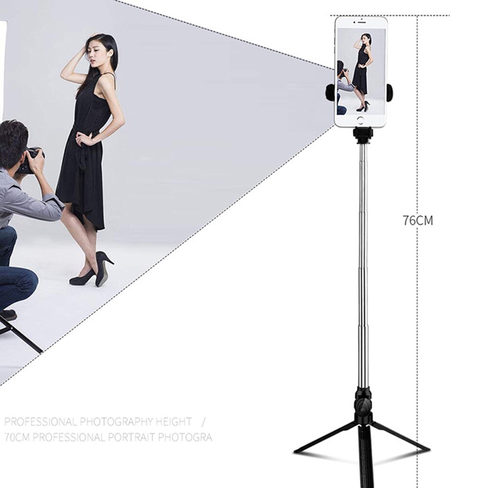 Selfiesticks intrekbaar handheld statief selfiestick bluetooth uitschuifbaar monopod selfiestick statief selfiestick statief