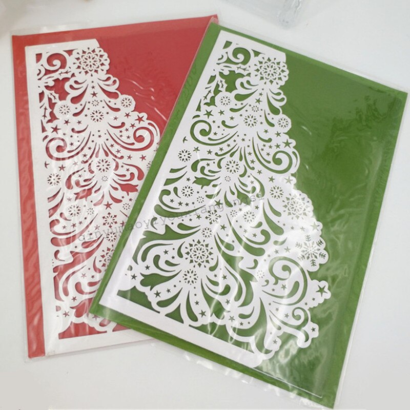 10Pcs Wedding Party Invitation Card Romantic Decorative Cards Carved Pattern Wedding Invitations Party Supply 6z SH830-10