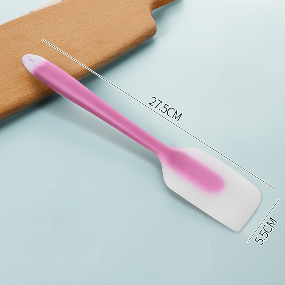 Baking Tools Spatula For Cake Baking Pastry Kitchen Spatula Cream Mixer Ice Cream Scoop Cream scraper: Red
