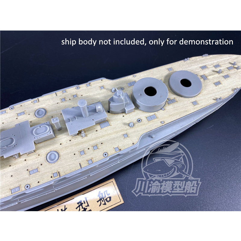 1/350 skala drewniany pokład dla Trumpeter 05364 SMS Viribus Unitis pancernik zestaw modeli do składania CY350082 montaż