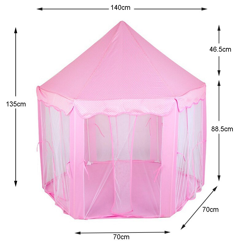 Play House Game Tent Toys Ball Pit Pool Portable Foldable Princess Folding Tent Castle Tents Toy For Kids Children Girl