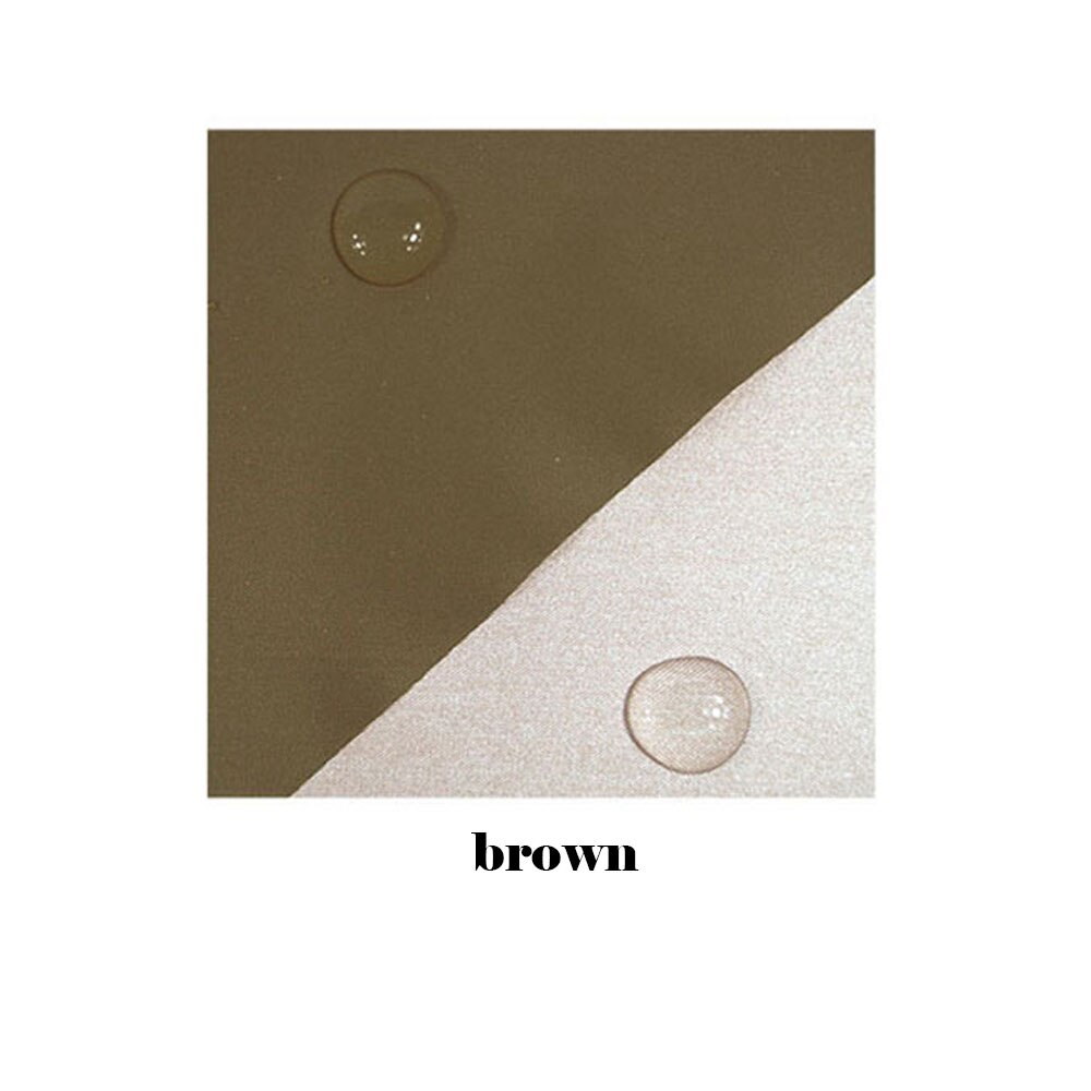 Silber Beschichtet Blackout Stoff Nylon Stoff Wasserdicht Polyester Regenschirm Drachen Wimpel DIY draussen Lager Zelt Sitz Abdeckung Material: Braun