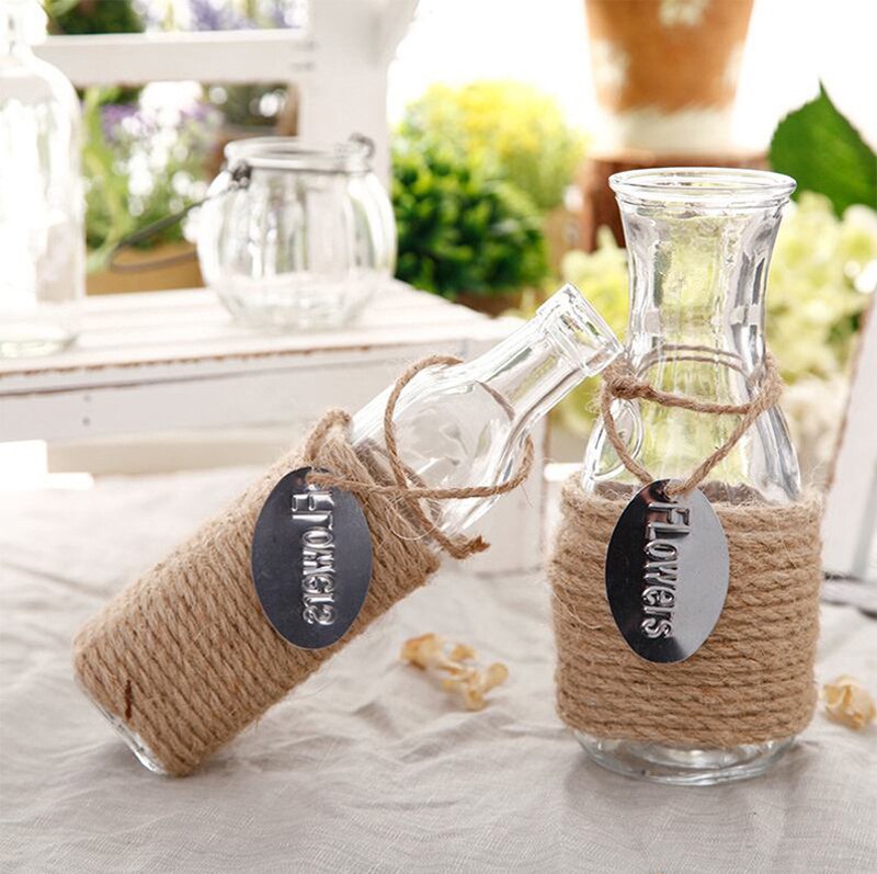 6mm natural jute rope Macrame String Hemp Twisted Cord DIY Handmade Decoration Pet Scratching 10m-100m