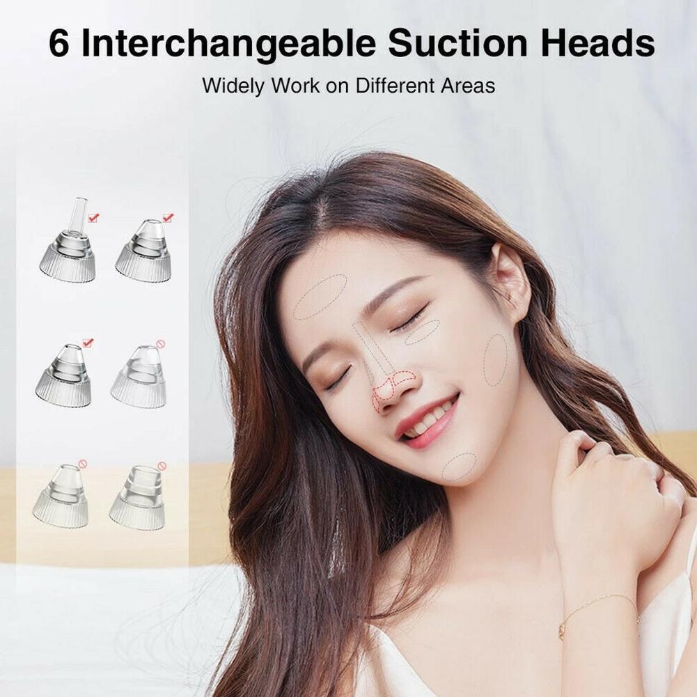 Rimozione visiva di punti neri detergente per pori rimozione dell'acne riscaldamento profondo pulizia del microscopio telecamera wifi naso elettrico viso I5I4