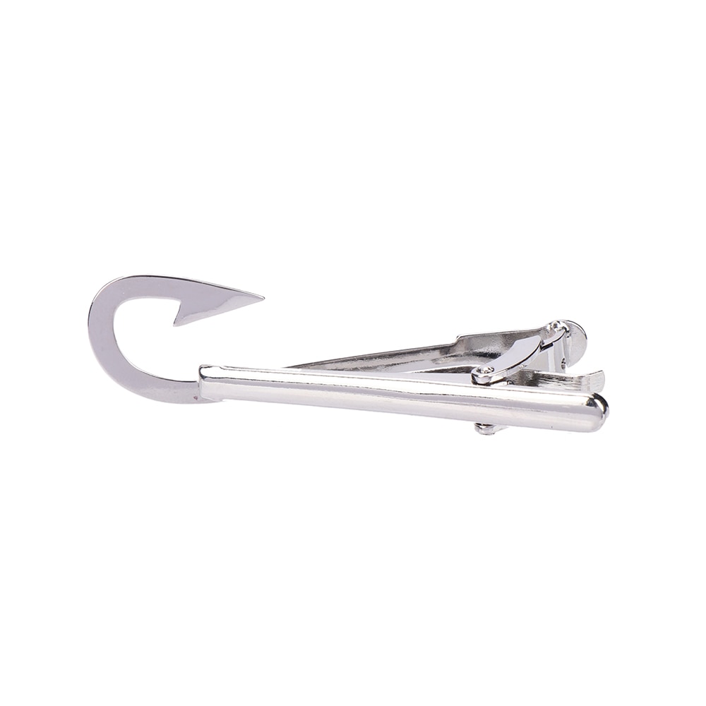 1pc Men Tie Clip Fish Bone Leaf Guitar Feather Saxophone Multiple Styles Tone Metal Tie Clip Tie Bar Necktie Clips