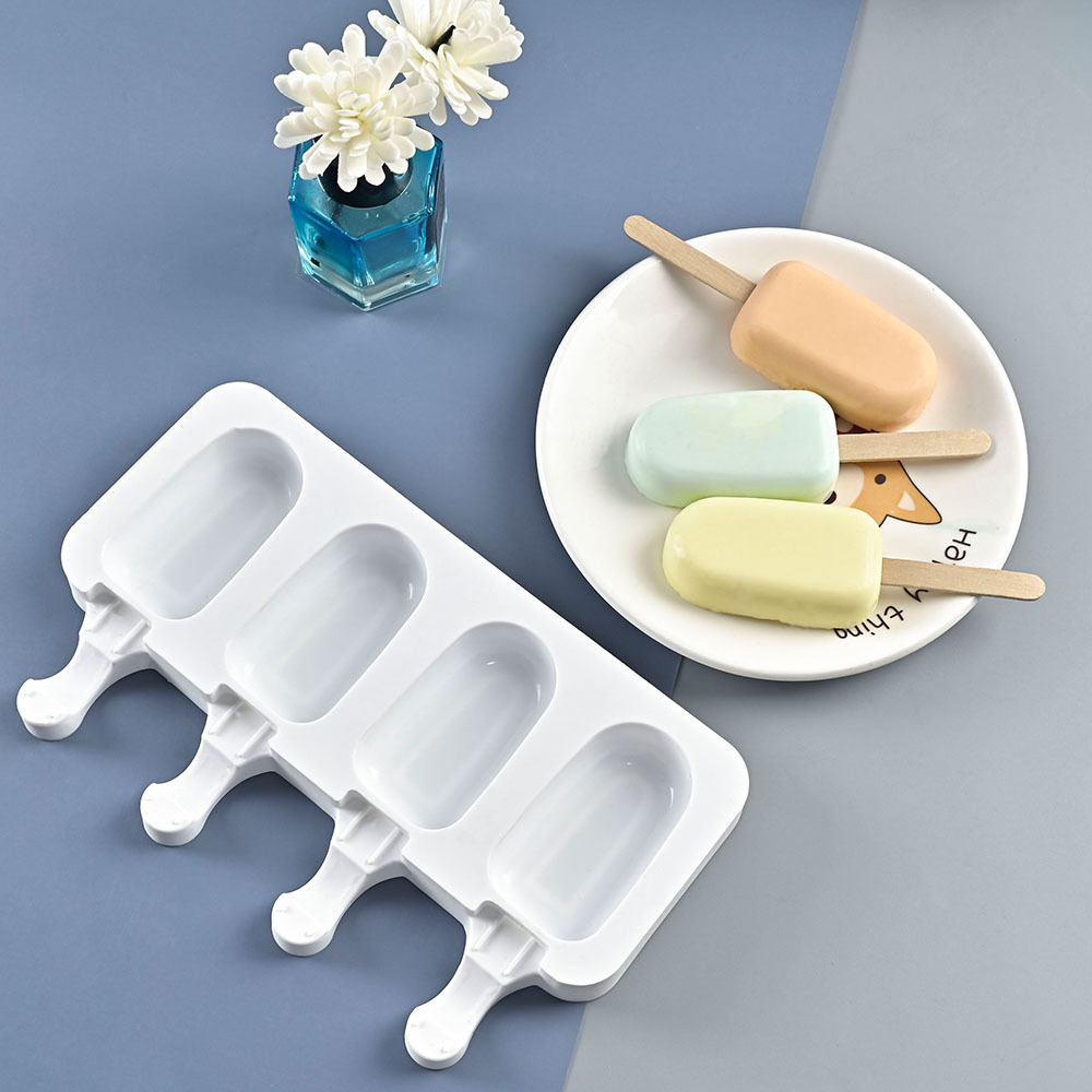 Ice Cream Molds Silicone Popsicle Mold Freeze Ice Cream Maker DIY Dessert Mould Form For Popsicle Mould Cakesicle Mold Tools