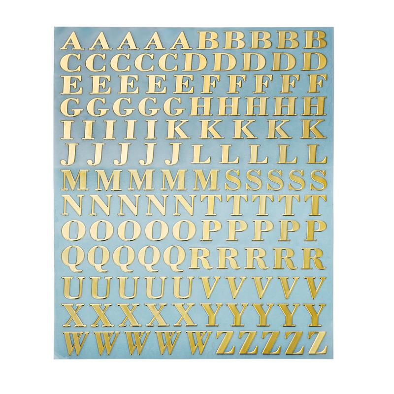 Pegatinas de Color metálico, letras del alfabeto, purpurina, Molde de resina Epoxy, pegatina decorativa, relleno de resina de números de Color dorado, 3/4, 5/7/9mm: Multicolor