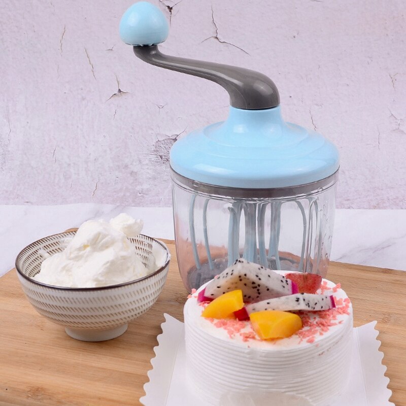 Manual Egg Cream Whisk Hand Type Foam Maker Milk Frother Handheld Multi-Functional Eggs Beater Practical Kitchen Tool 1100Ml