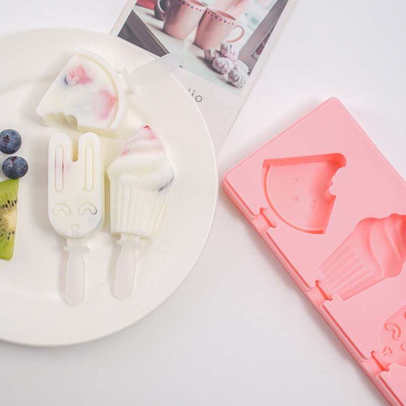 Siliconen ijsvorm van voedingskwaliteit, ijsblokjesmachine, siliconen mal, ijsvorm, ijslollyvorm, keukenaccessoires