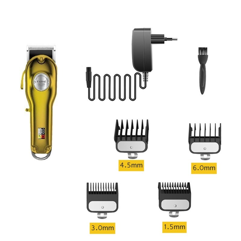 pivot motor hair clipper hair trimmer men all metal electric hair cutting machine barber cord cordless hair cutter